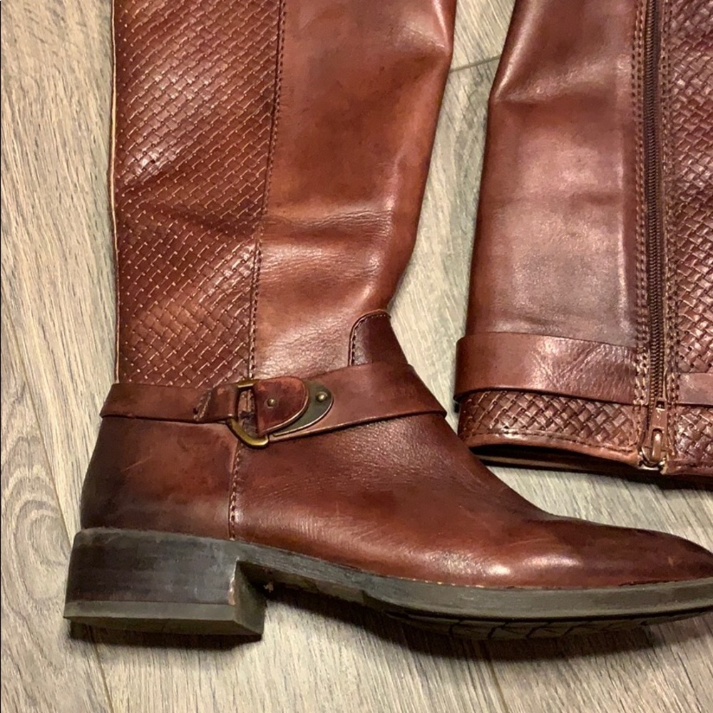 Antonio Melani Tall Leather Boots - Picture 2 of 8